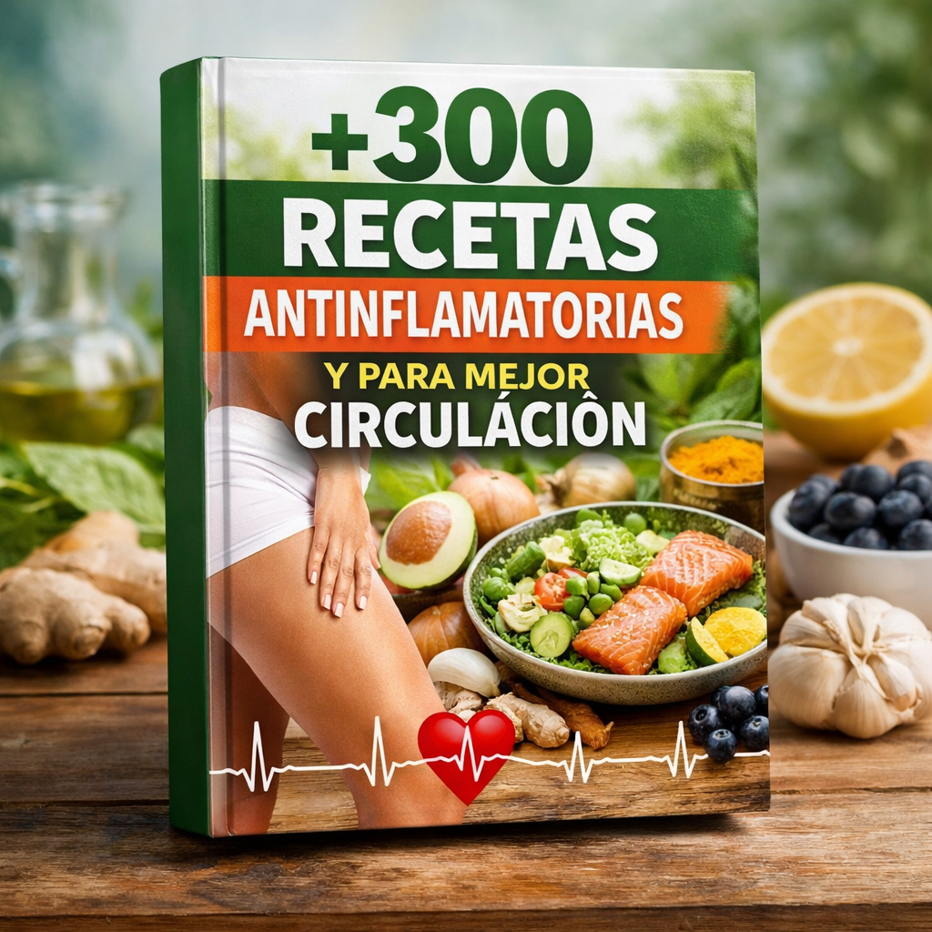 +300 recetas antiinflamatorias y para mejor circulación